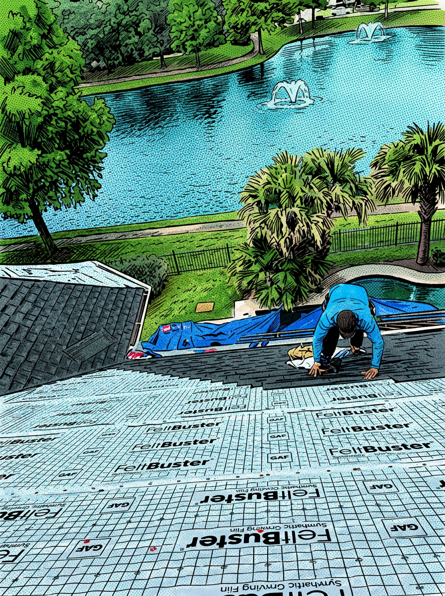 Roof Repair Services crew at work